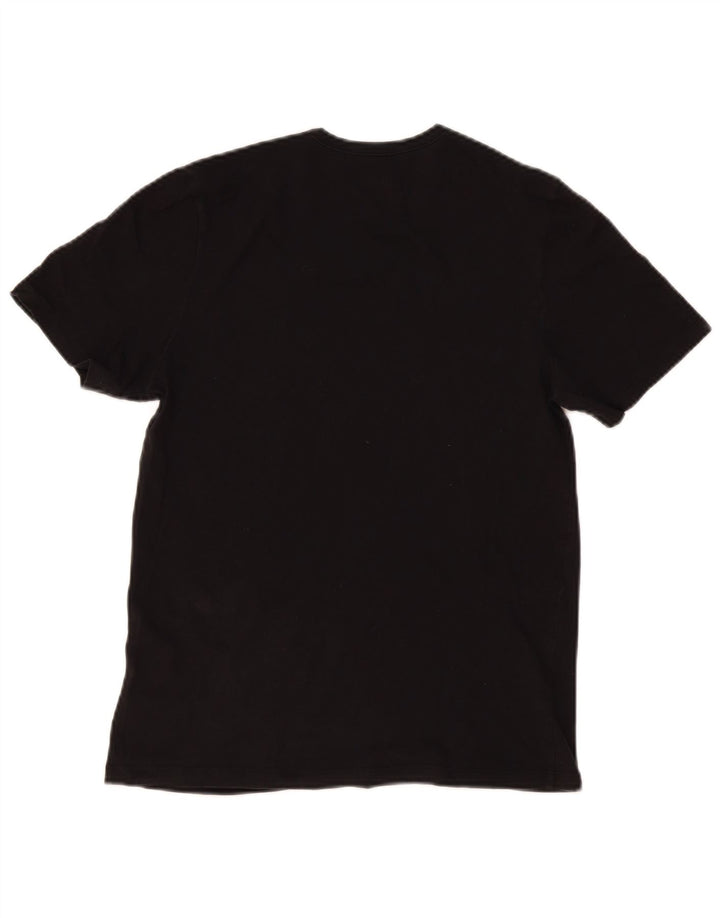 Tricou pentru bărbați Hugo Boss Top mic din bumbac negru