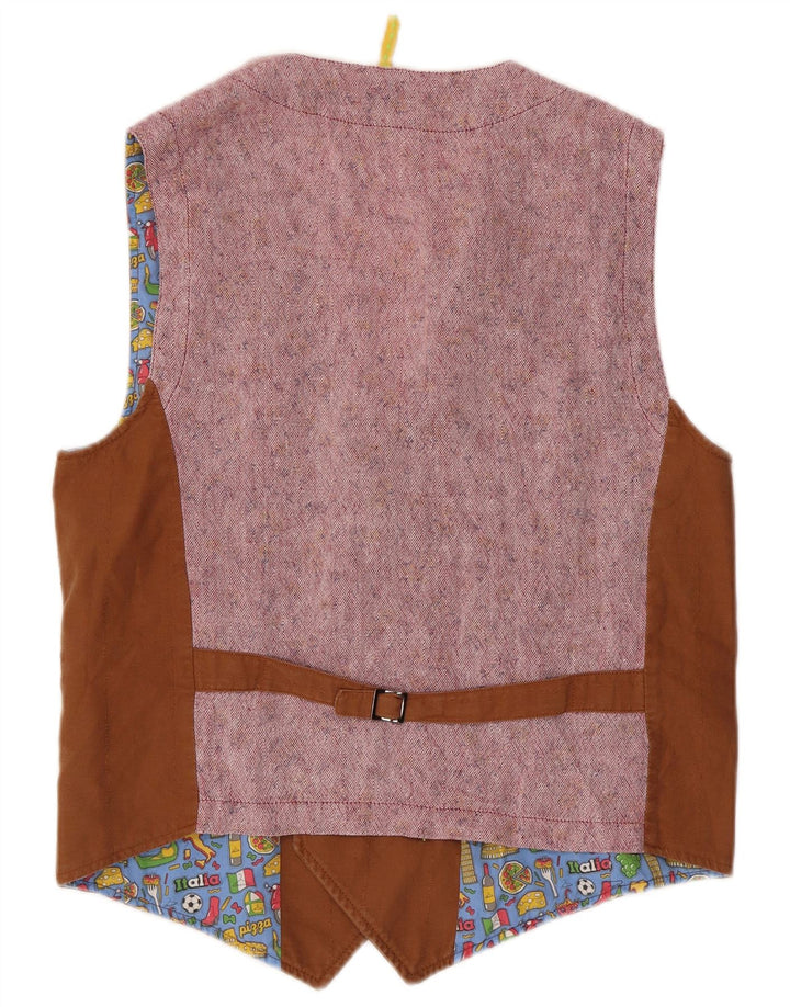 Gilet dublu pentru bărbați Berna, bumbac maro mediu