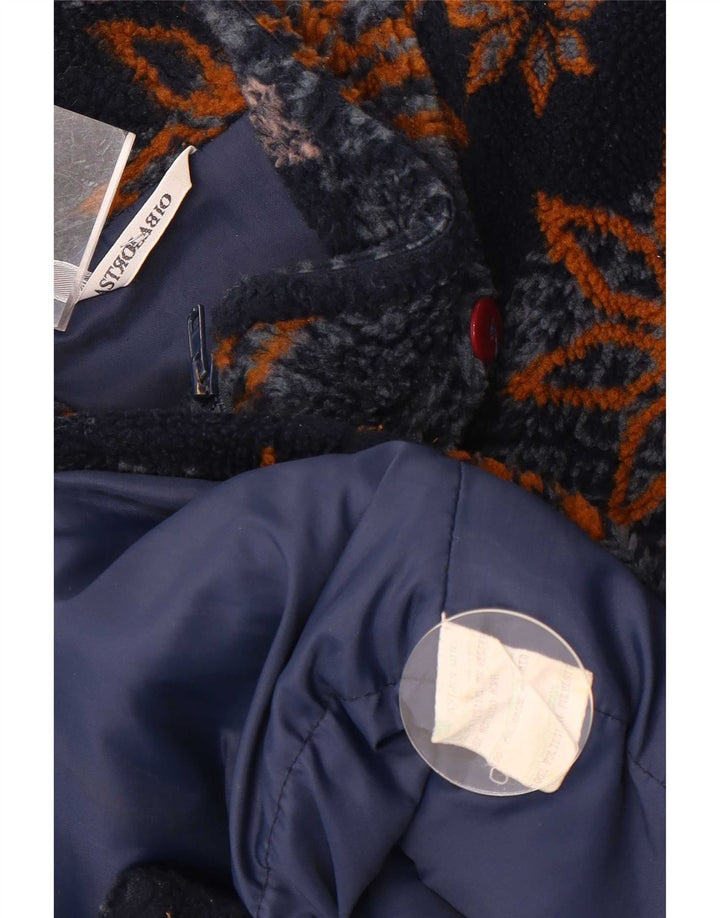 Jachetă fleece pentru bărbați Astrolabio UK 40 mare, albastru, poliester floral