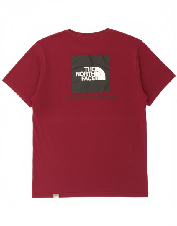 Tricou grafic pentru bărbați The North Face Top Medium Burgundy Bumbac