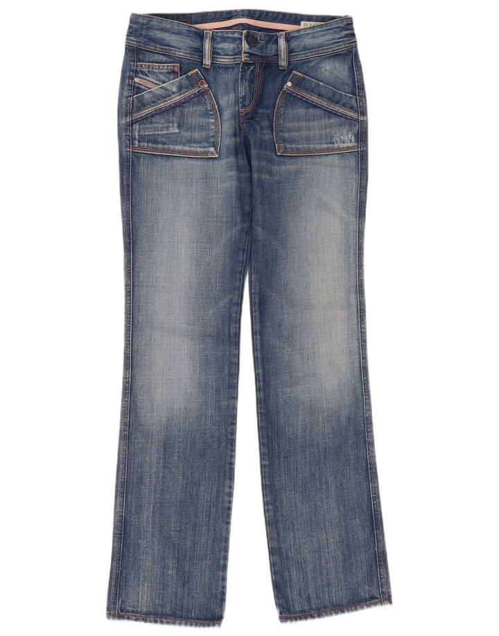 Blugi drepti pentru femei Reckfly Diesel W29 L32 Bumbac albastru
