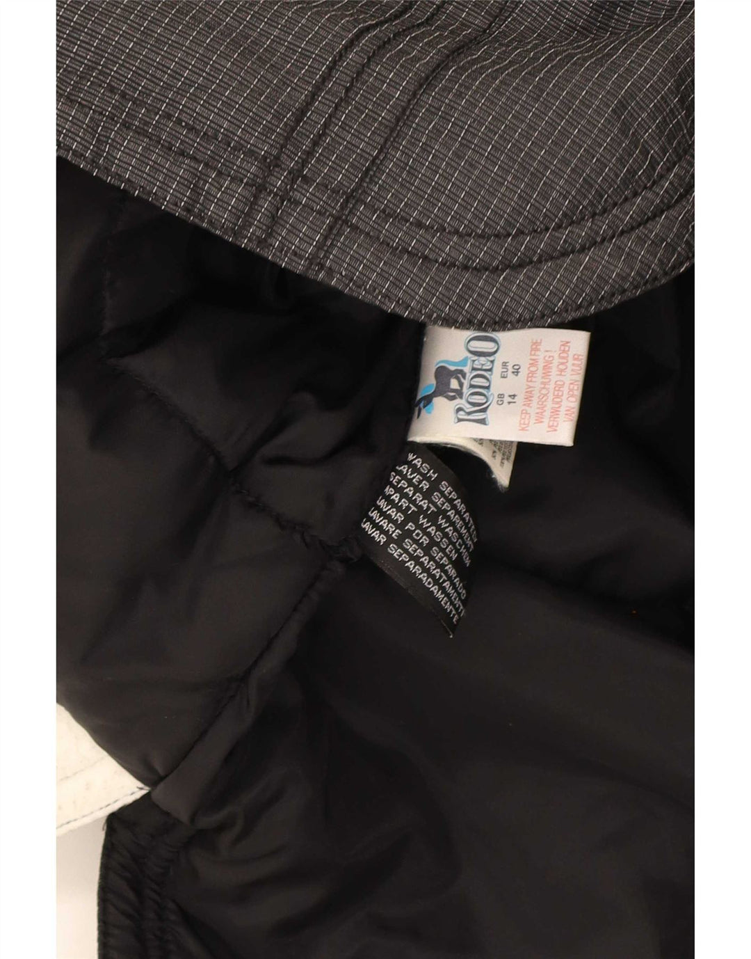 Jachetă de schi C&A Rodeo, cu ajustare lejeră, pentru femei UK 14, gri mediu, nailon color bloc