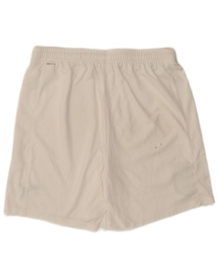 Pantaloni scurți sport PUMA Italia pentru bărbați, mari, alb, din poliester