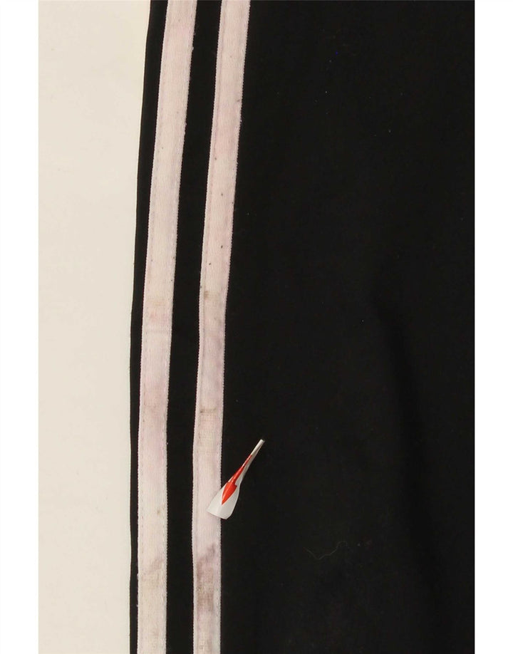 Pantaloni de trening Adidas baieti 9-10 ani poliester negru