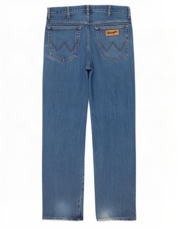 Blugi drepte pentru bărbați Wrangler Texas W34 L32 Bumbac albastru