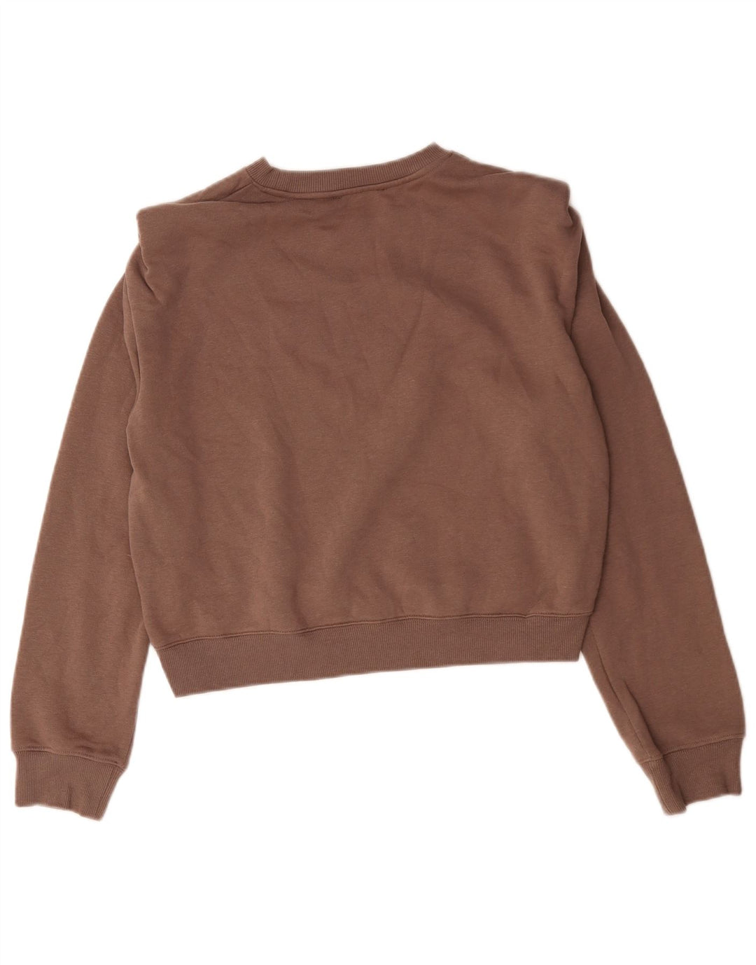 Pulover supradimensionat pentru femei Zara UK 10 Bumbac maro mic