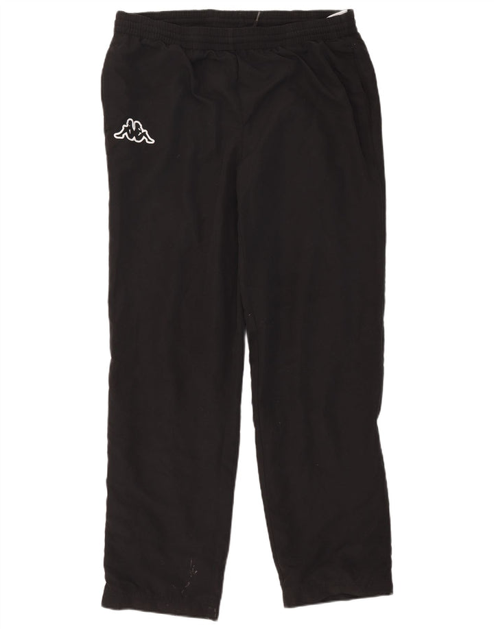 Pantaloni de trening pentru bărbați Kappa, mari, negru, poliester