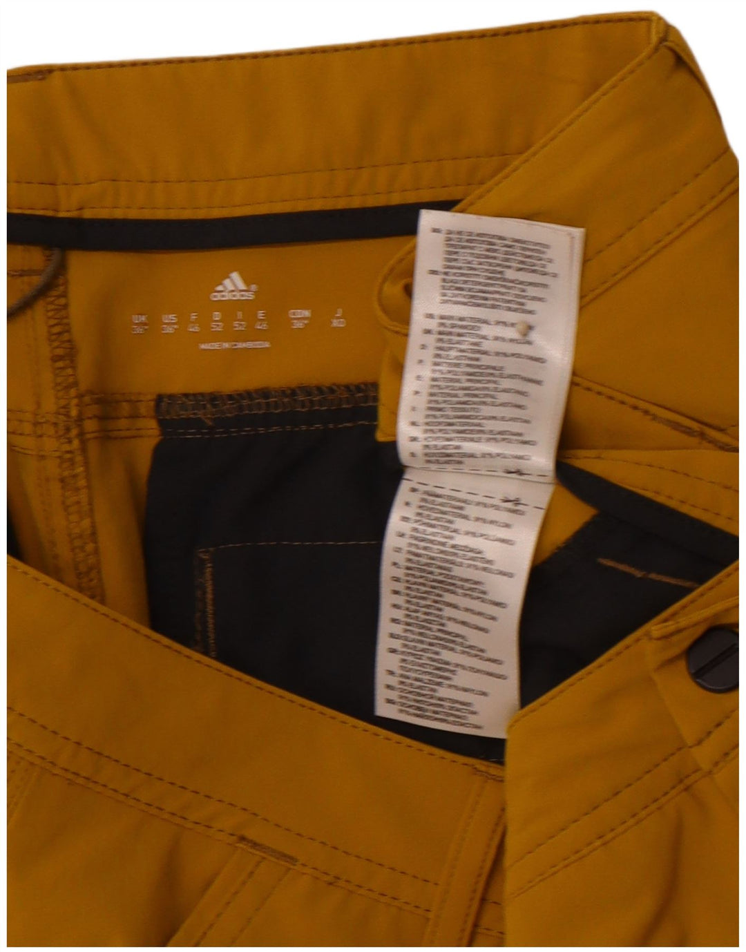 Pantaloni scurți ADIDAS pentru bărbați W36 Poliamidă portocalie mare