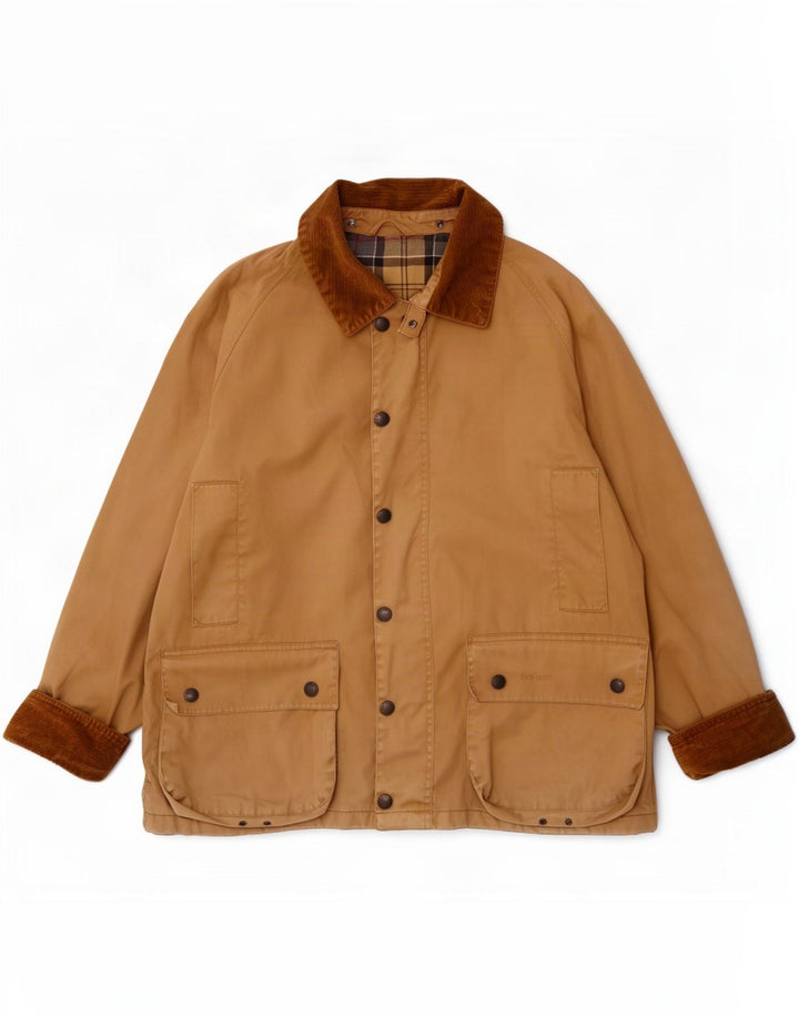 Jachetă pentru bărbați Barbour Bedale din bumbac cerat UK 38 Medium Bej Colorblock