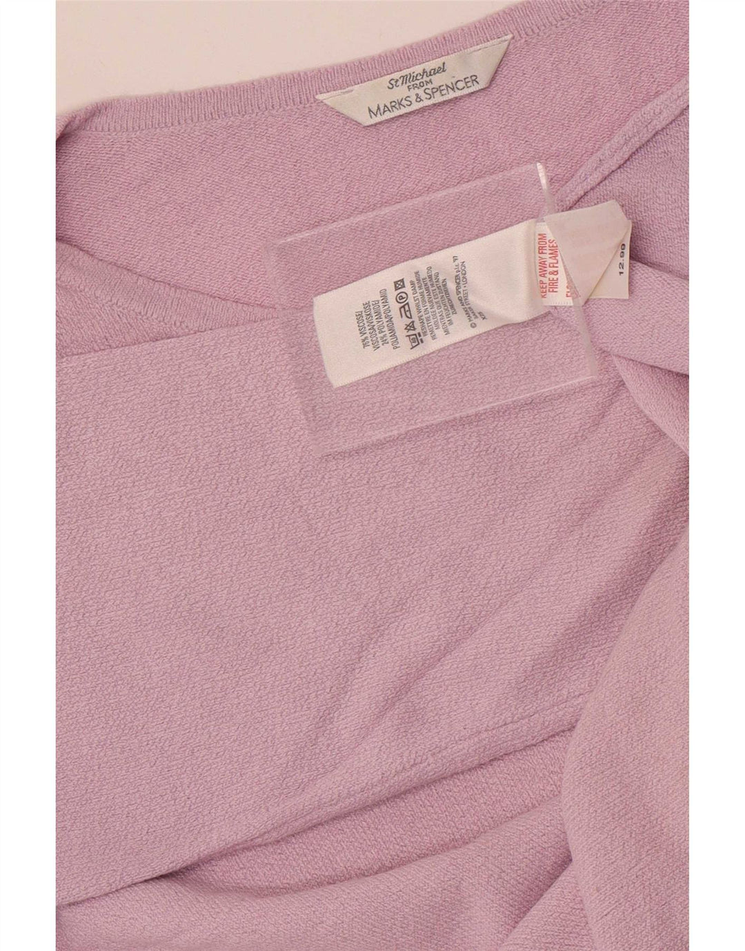 Marks & Spencer pentru femei St. Michael Top cu mâneci 3/4 UK 12 Mov mediu