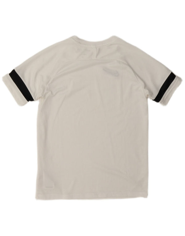 Tricou Nike Dri Fit pentru băieți Top 13-14 ani XL Alb Poliester color bloc