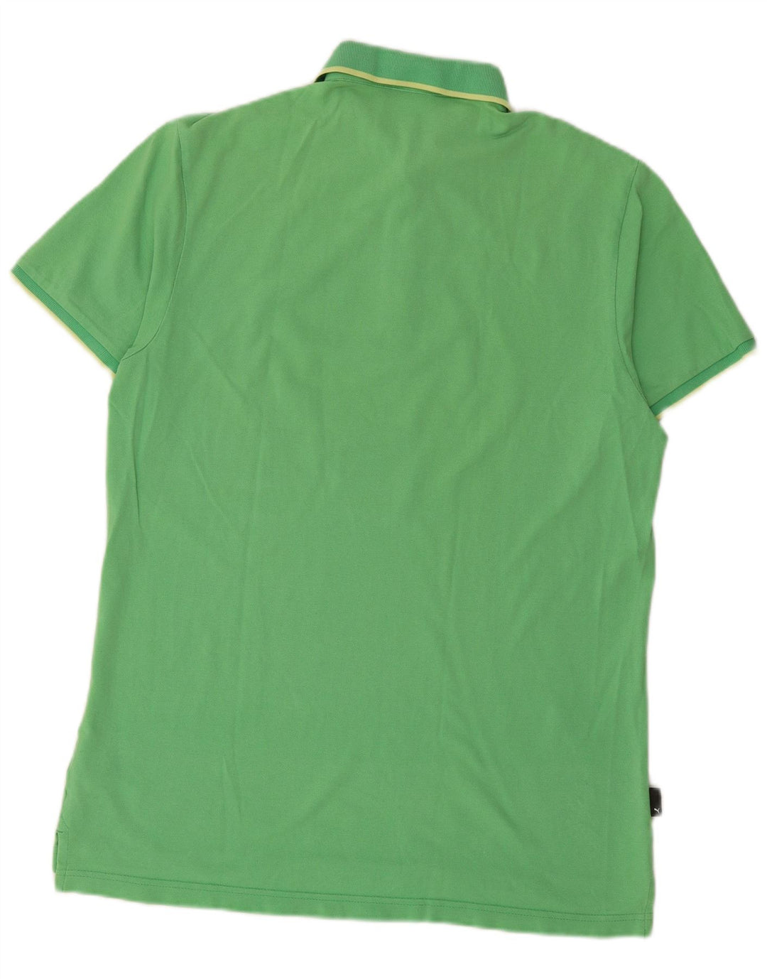 Tricou polo PUMA pentru bărbați, bumbac verde mare