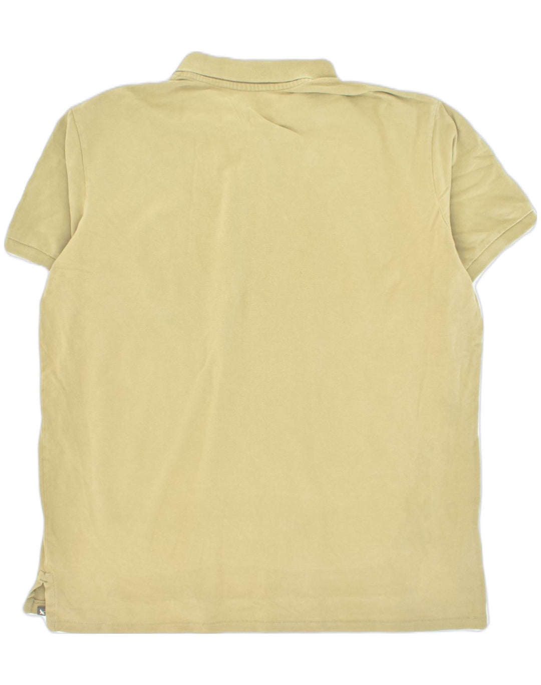 EDDIE BAUER Mens Tall Polo Shirt XL Beige Cotton | Vintage Eddie Bauer | Thrift | Second-Hand Eddie Bauer | Used Clothing | Messina Hembry 