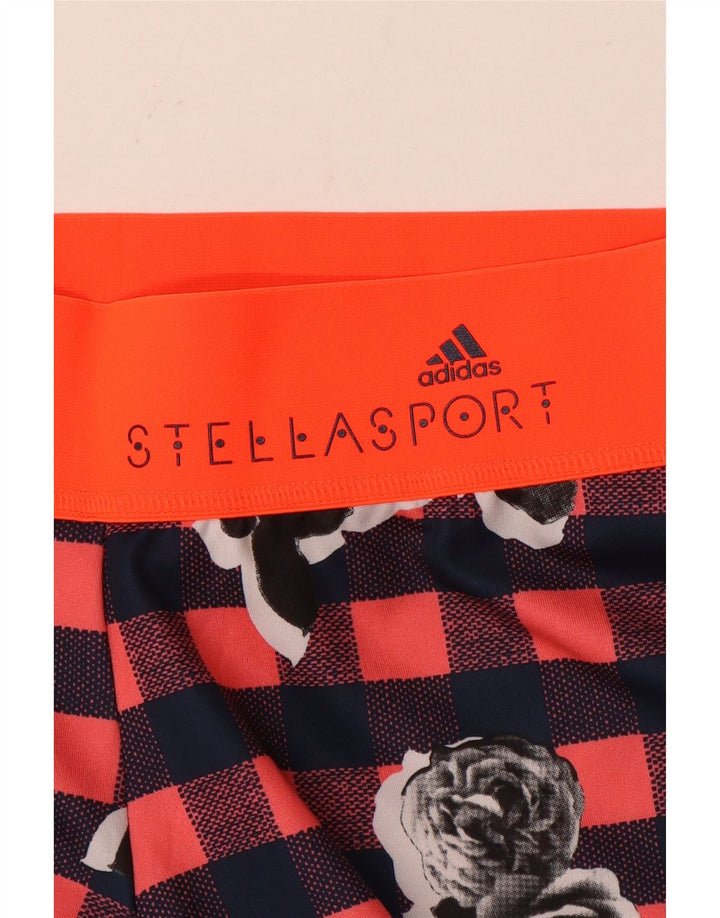 Leggings ADIDAS Stella Graphic pentru femei UK 14 Medium Multicolor Check