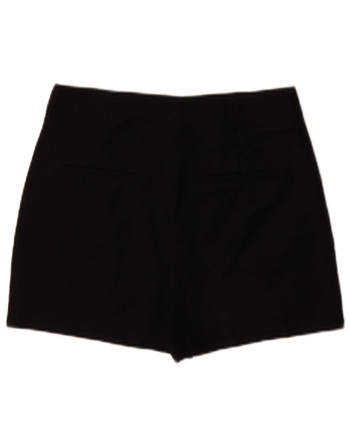Pantaloni scurti casual pentru femei Zara mici W26 bumbac negru