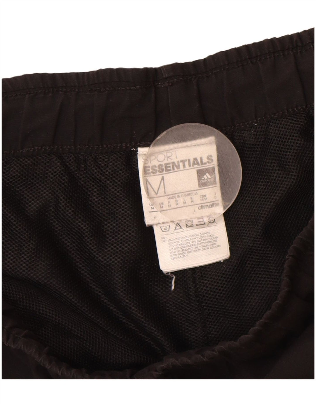Pantaloni scurți sport pentru bărbați Adidas Climalite, poliester mediu negru