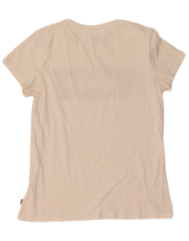 Tricou grafic Levi's pentru femei Top UK 10 Small White