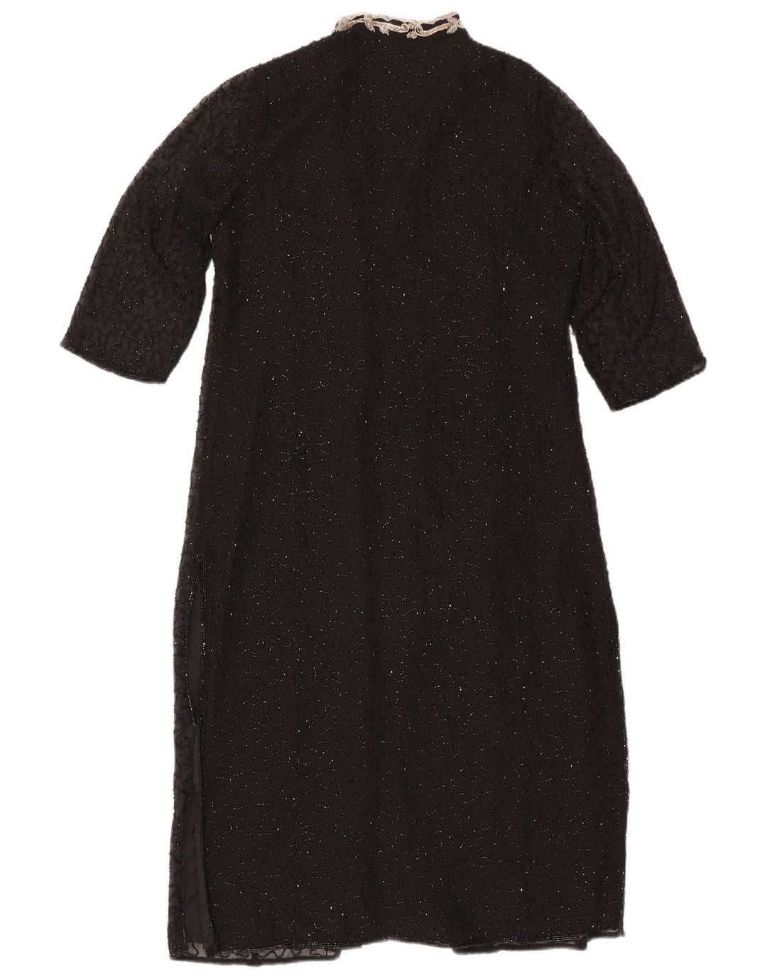 Jacques Vert Top cardigan pentru femei de seară cu mâneci 3/4 UK 12 Medium Negru