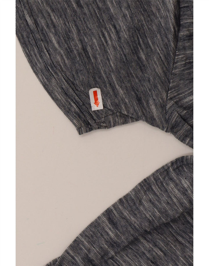 PENGUIN Tricou Bărbați Top Mediu Bleumarin Bumbac Pete