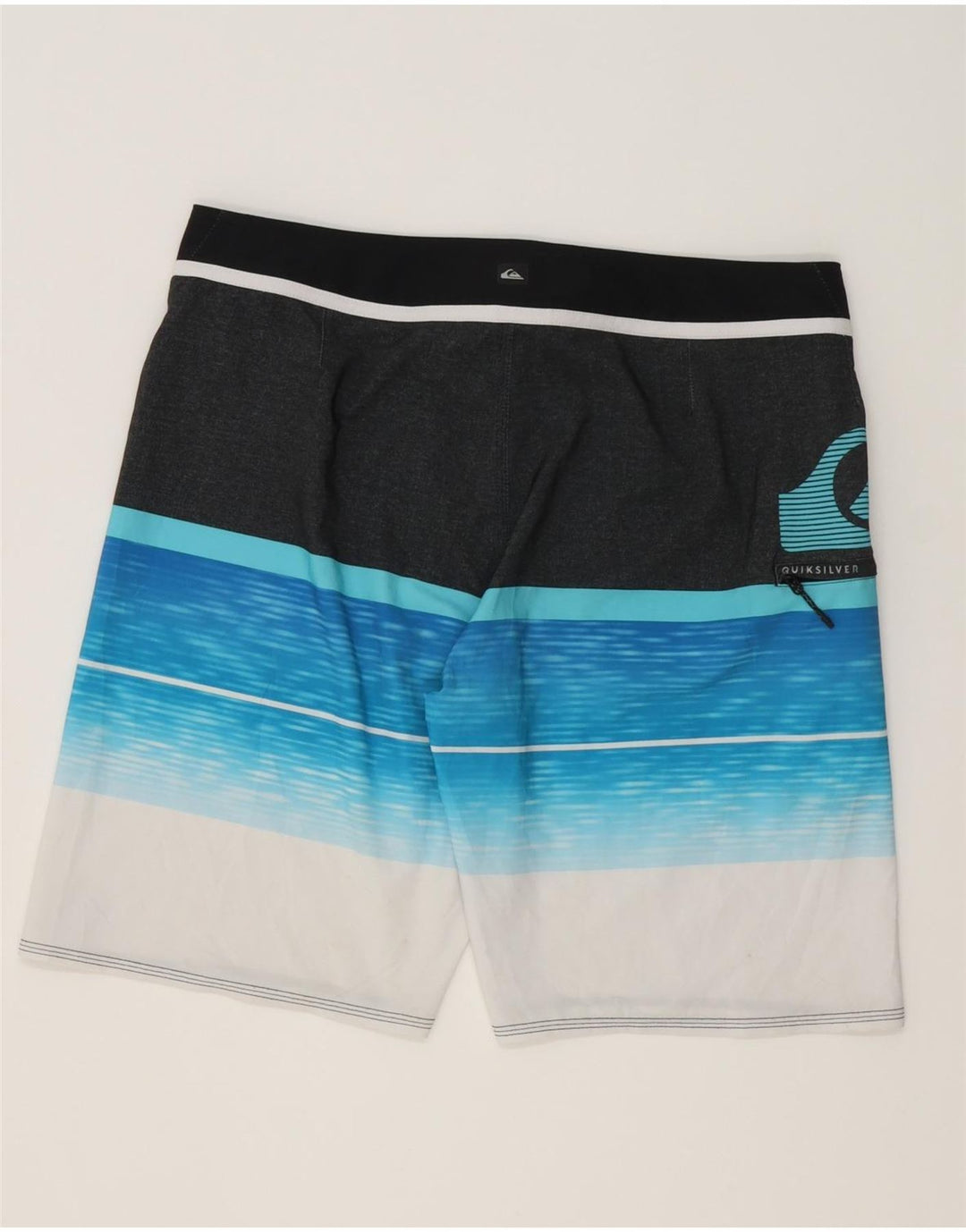 Pantaloni scurți de înot Quiksilver pentru bărbați, mari, multicolore, cu dungi