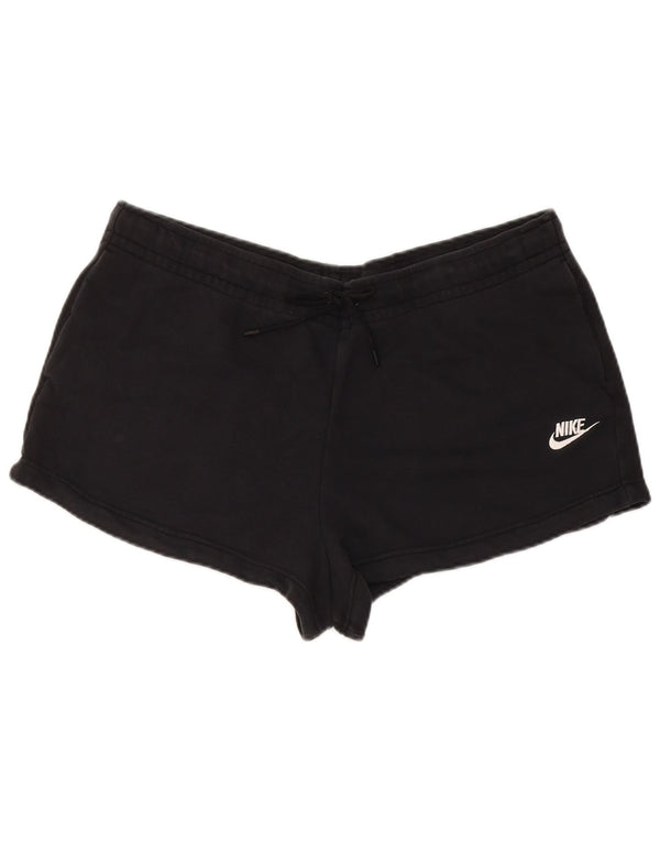 Pantaloni scurti sport Nike pentru femei UK 16, mari, negru, bumbac