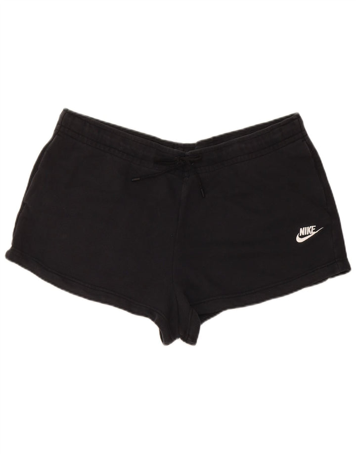 Pantaloni scurti sport Nike pentru femei UK 16, mari, negru, bumbac