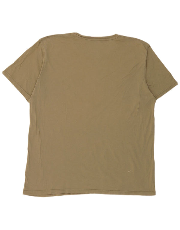 Tricou grafic Alpha Industries pentru bărbați Top 4XL bumbac kaki