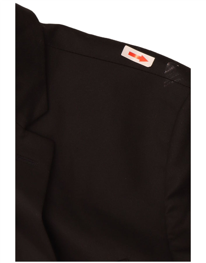 Blazer pentru bărbați Zara cu 2 nasturi EU 54 XL Poliester negru