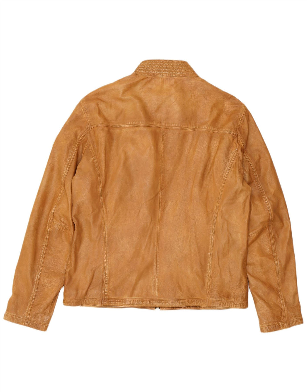 Jachetă de piele pentru bărbați MILESTONE UK 40, mare, bej