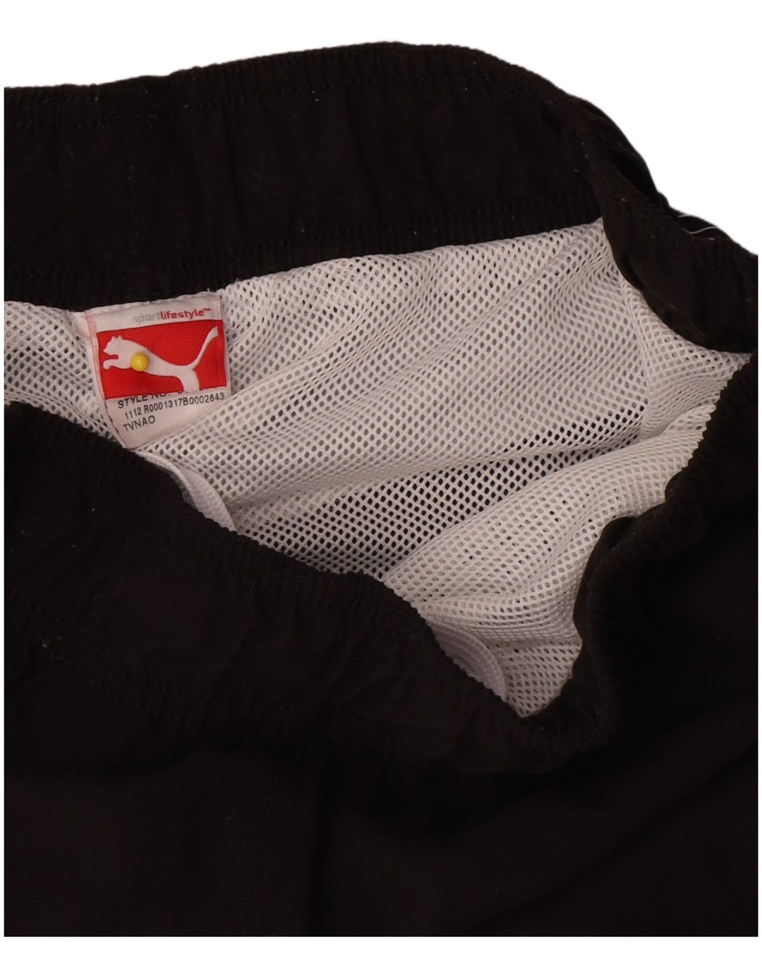 Pantaloni scurți sport grafic Puma pentru bărbați, negru, poliester color bloc