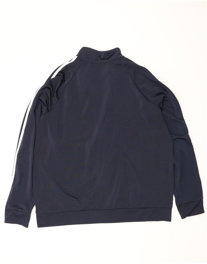 Jachetă de trening Adidas pentru femei UK 24/26 2XL Bleumarin Poliester