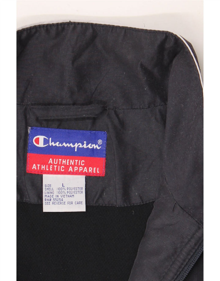 Jachetă de trening pentru bărbați Champion, mare, albastru, poliester color bloc