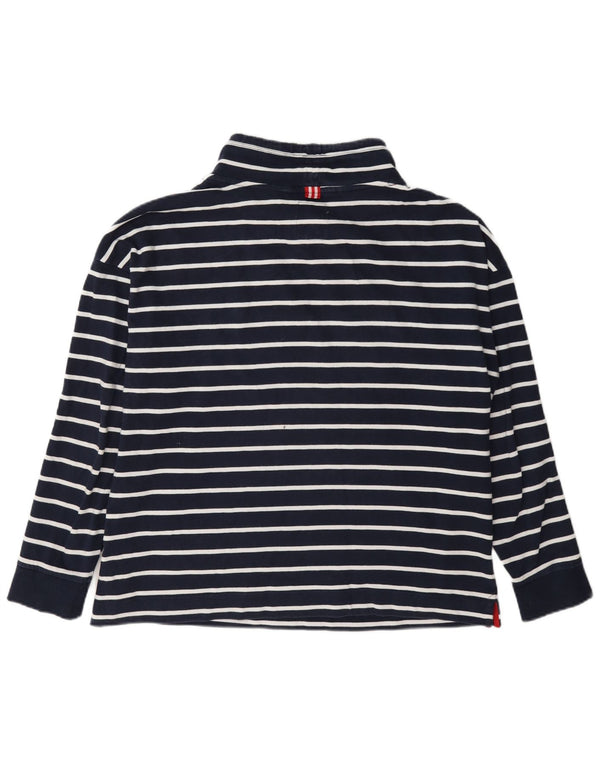 Pulover pentru damă Joules Pulover UK 14 mare, albastru bleumarin, bumbac cu dungi