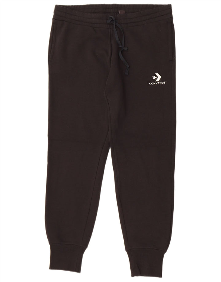 Pantaloni de trening Converse pentru bărbați Joggeri mari, negru, bumbac