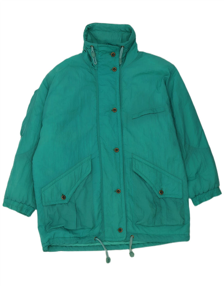 Palton supradimensionat pentru femei Vintage EU 46 XL Nylon verde