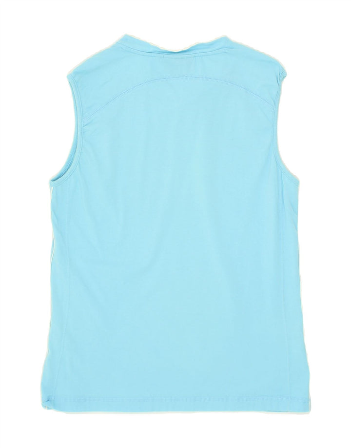 LOTTO Womens Vest Top UK 12 Medium Blue Vintage Lotto and Second-Hand Lotto from Messina Hembry 