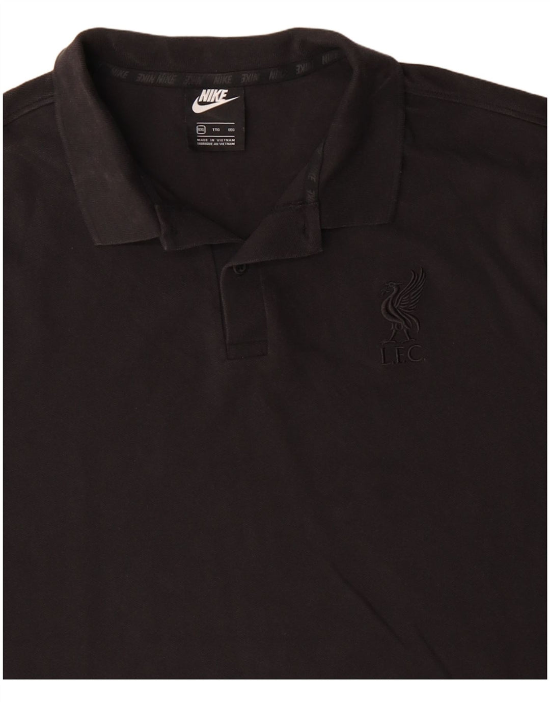 Tricou polo Nike pentru bărbați 2XL, bumbac negru