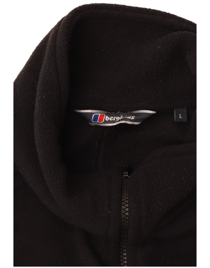 Jachetă fleece pentru bărbați Berghaus UK 40, mare, negru, poliester