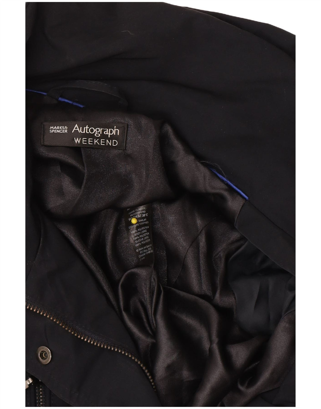 Palton pentru femei Marks & Spencer Autograph Windbreaker UK 12 Medium Black