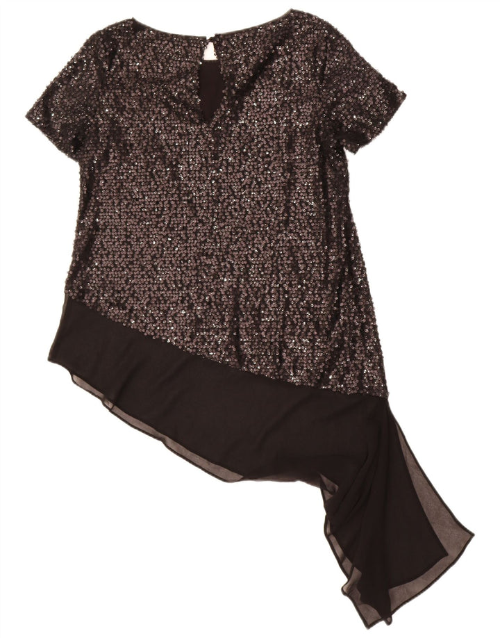 Bluză asimetrică pentru femei Coast UK 12 Medium Black