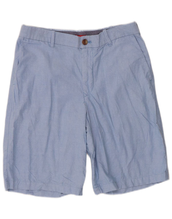 Pantaloni scurți chino pentru bărbați Izod W30, bumbac albastru mediu