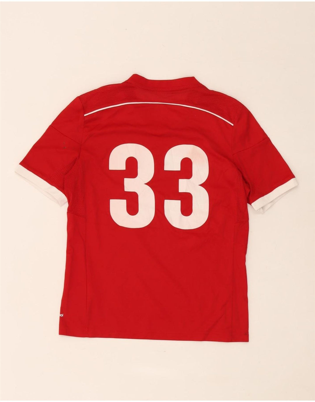 Tricou grafic Adidas pentru băieți Top 13-14 ani XL poliester roșu