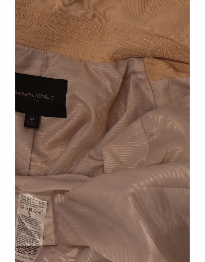 Trench deschis pentru femei BANANA REPUBLIC UK 14 Medium Beige Viscose