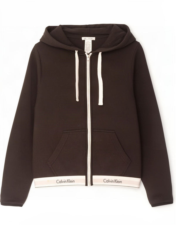 Pulover Calvin Klein pentru femei, cu fermoar, UK 14 Medium Black Colorblock