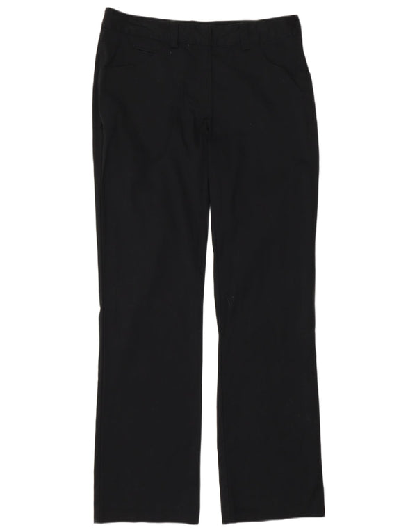 Pantaloni casual drepti pentru femei Nike UK 10 Small W32 L30 Bumbac negru