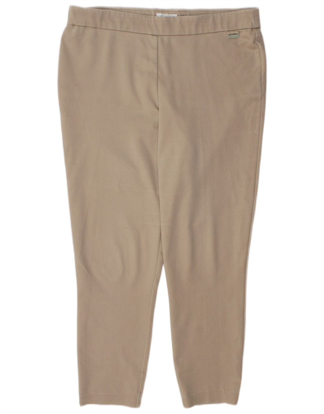 Pantaloni de damă CALVIN KLEIN XL W36 L28 bumbac bej