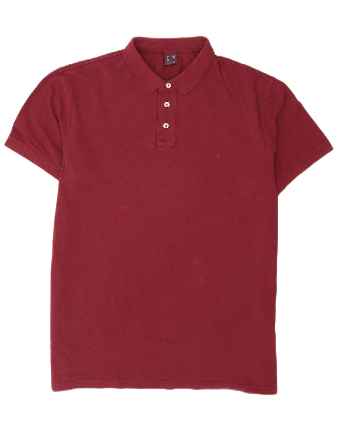 Tricou polo pentru bărbați Scout XL, bumbac maro