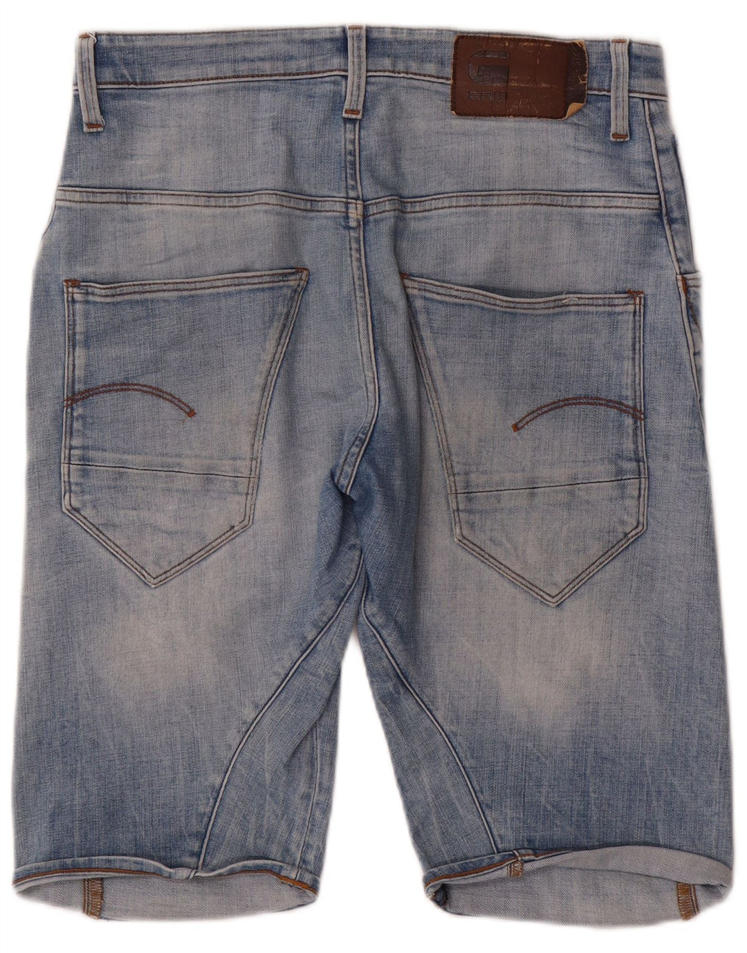 G-Star Pantaloni scurți din denim pentru bărbați W31, bumbac albastru mediu