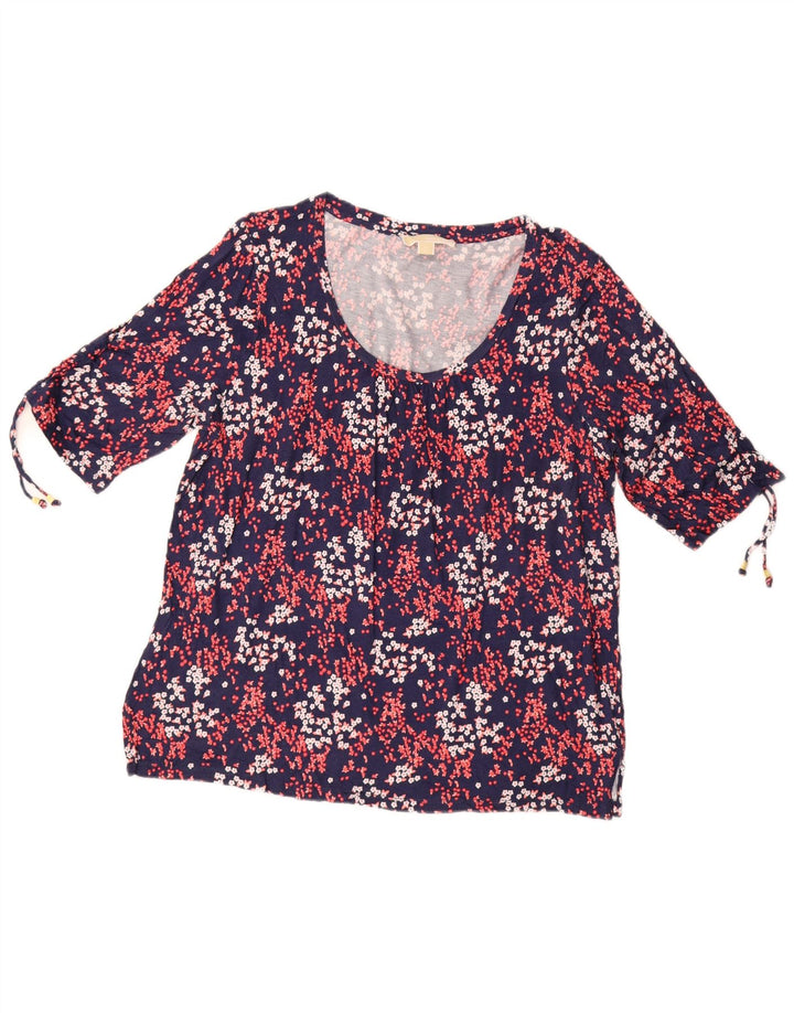 Bluză de damă MICHAEL KORS Top UK 18 XL Bleumarin Floral Sintetic