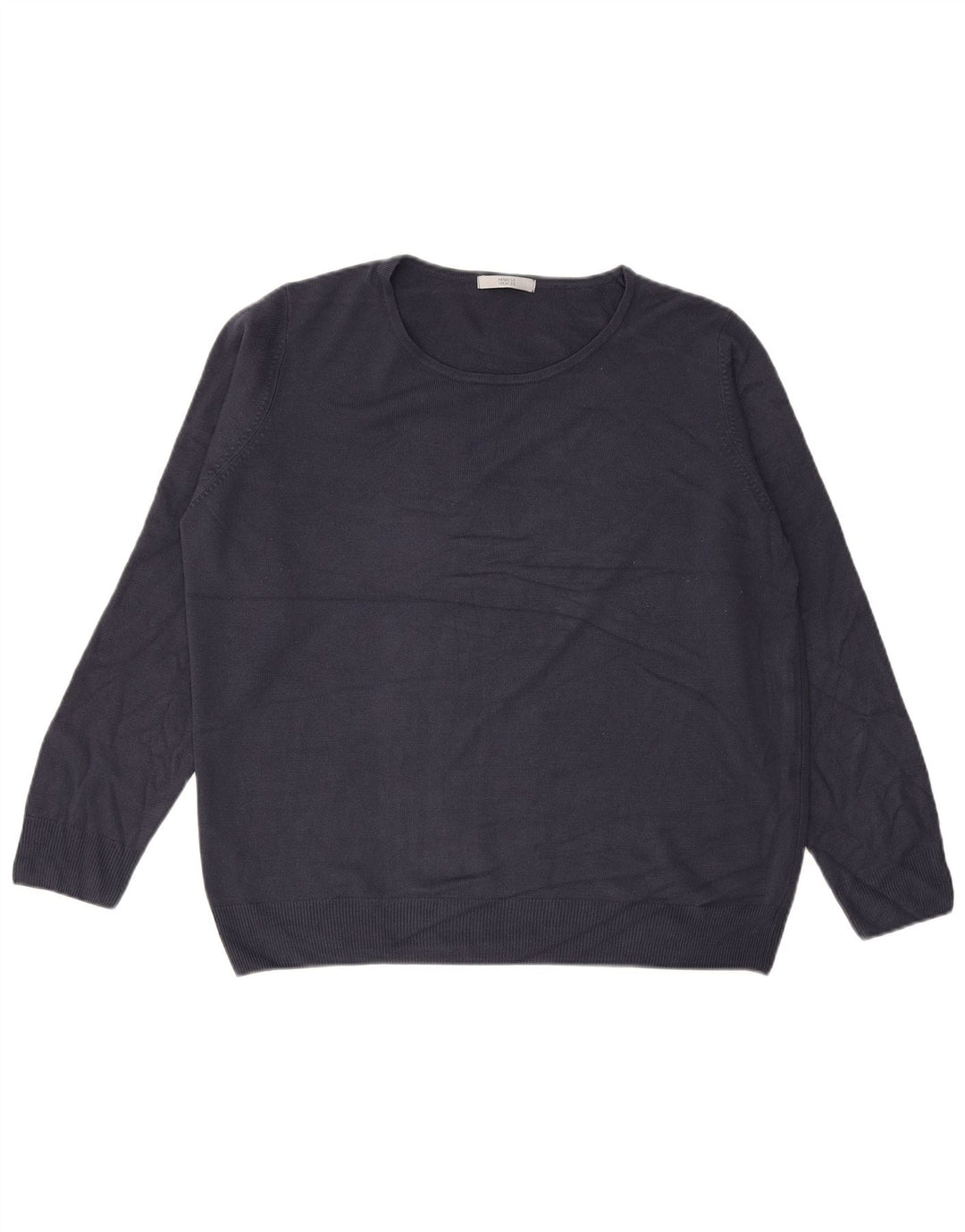 MARKS & SPENCER Pulover pentru femeie cu gât de barcă UK 20 2XL Bleumarin